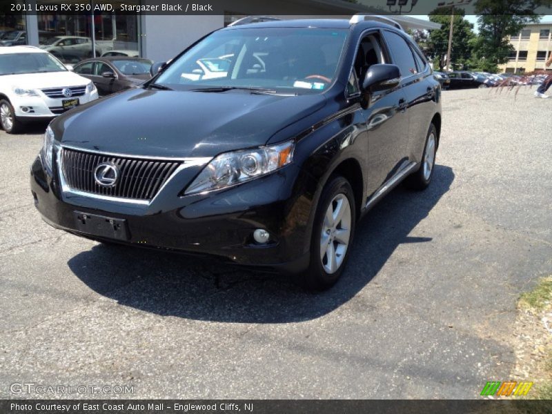 Stargazer Black / Black 2011 Lexus RX 350 AWD