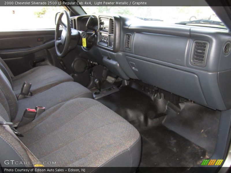 Light Pewter Metallic / Graphite 2000 Chevrolet Silverado 2500 LS Regular Cab 4x4