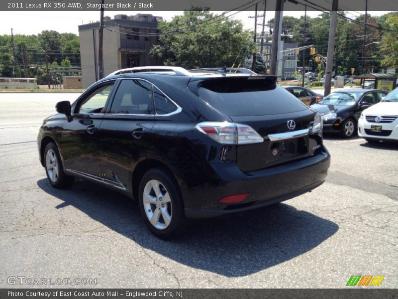 Stargazer Black / Black 2011 Lexus RX 350 AWD