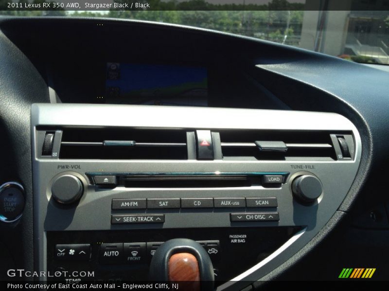 Stargazer Black / Black 2011 Lexus RX 350 AWD