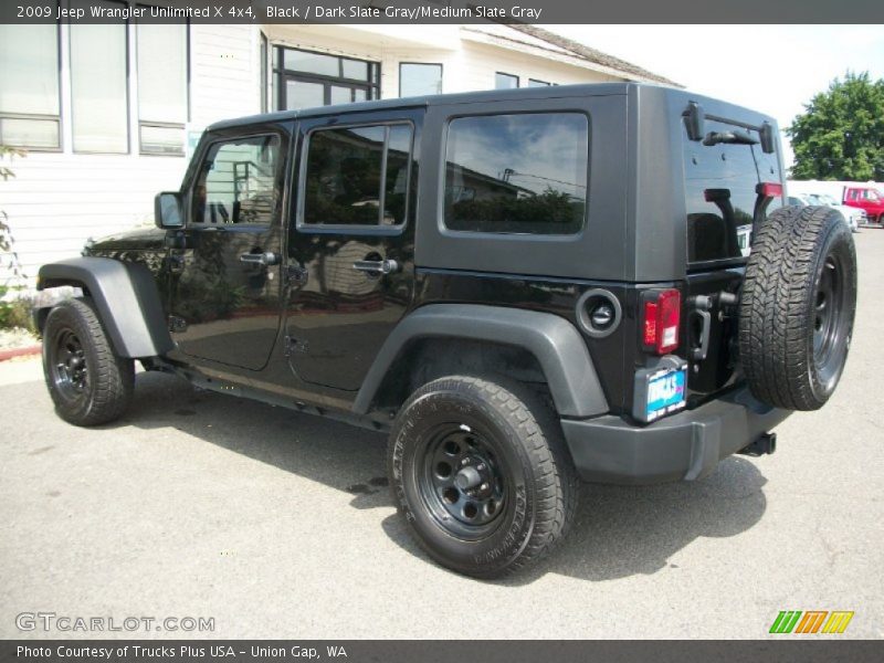 Black / Dark Slate Gray/Medium Slate Gray 2009 Jeep Wrangler Unlimited X 4x4