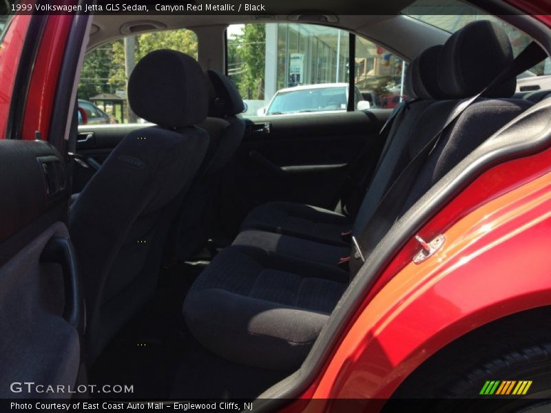 Canyon Red Metallic / Black 1999 Volkswagen Jetta GLS Sedan