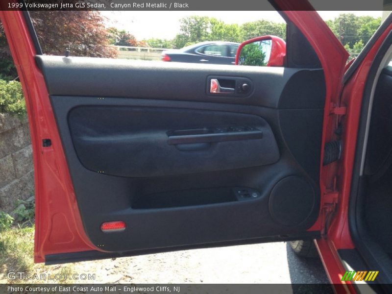 Canyon Red Metallic / Black 1999 Volkswagen Jetta GLS Sedan