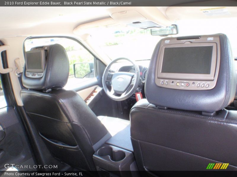Black Pearl Slate Metallic / Black/Camel 2010 Ford Explorer Eddie Bauer