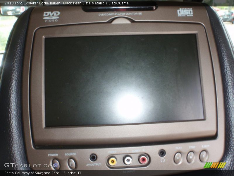 Black Pearl Slate Metallic / Black/Camel 2010 Ford Explorer Eddie Bauer