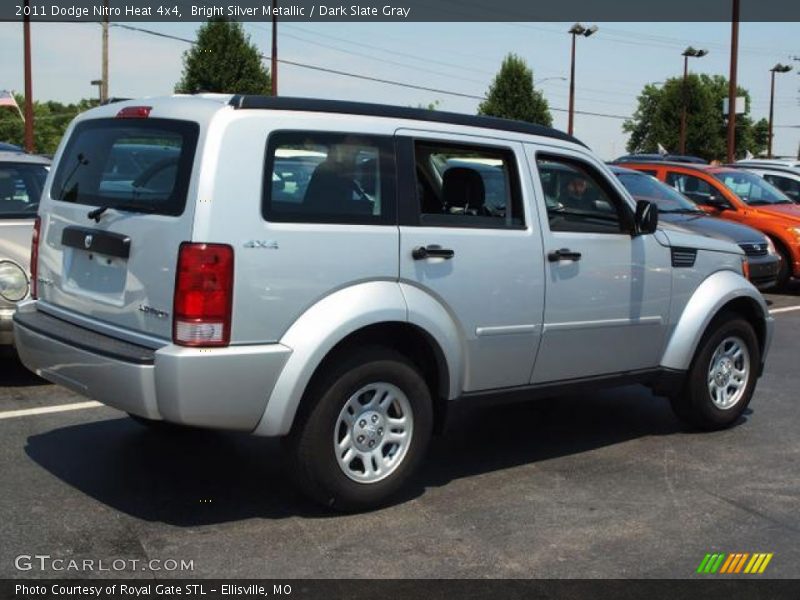 Bright Silver Metallic / Dark Slate Gray 2011 Dodge Nitro Heat 4x4