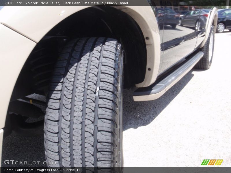 Black Pearl Slate Metallic / Black/Camel 2010 Ford Explorer Eddie Bauer