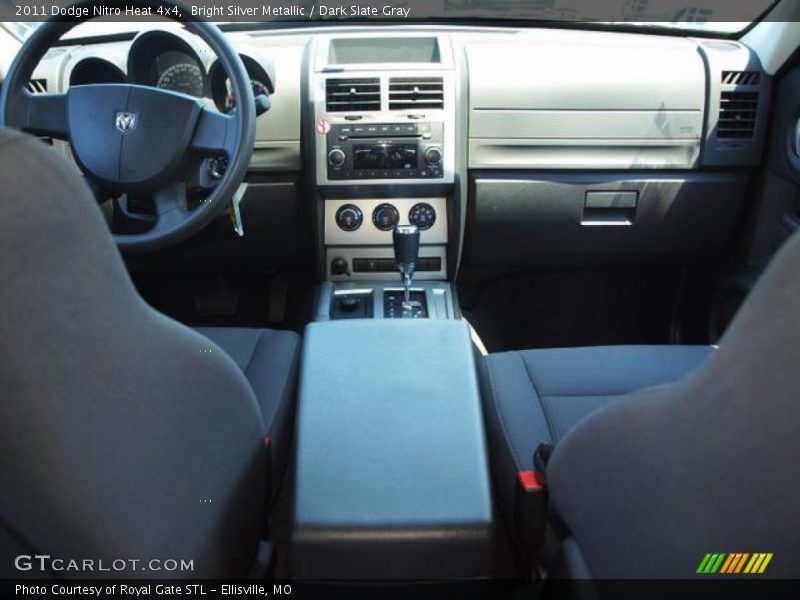 Bright Silver Metallic / Dark Slate Gray 2011 Dodge Nitro Heat 4x4