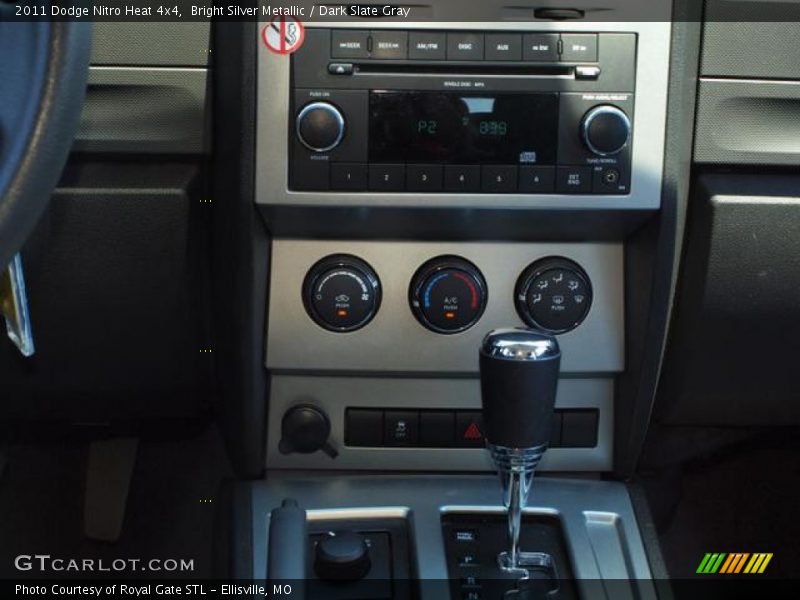Bright Silver Metallic / Dark Slate Gray 2011 Dodge Nitro Heat 4x4