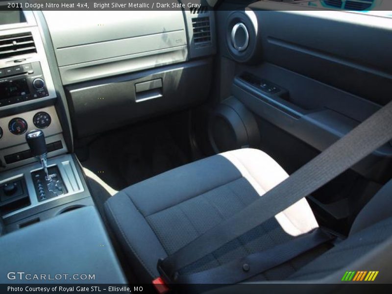 Bright Silver Metallic / Dark Slate Gray 2011 Dodge Nitro Heat 4x4