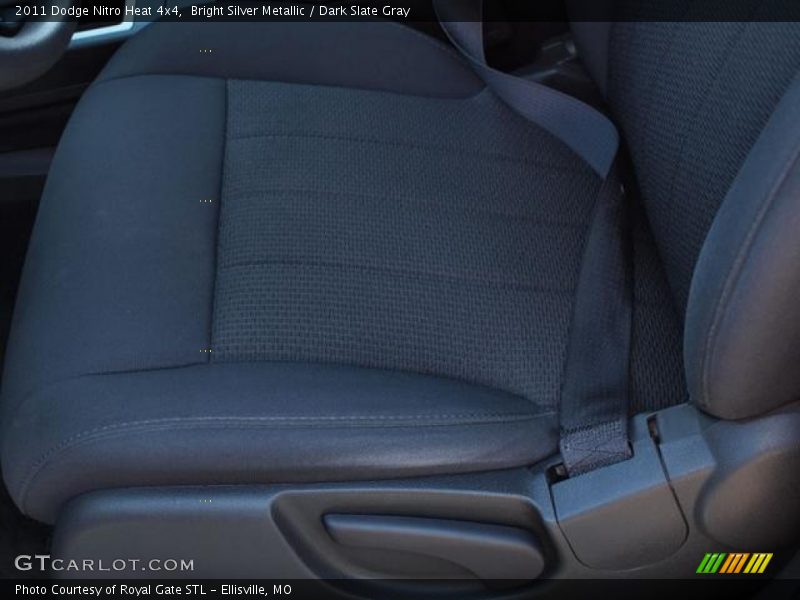Bright Silver Metallic / Dark Slate Gray 2011 Dodge Nitro Heat 4x4