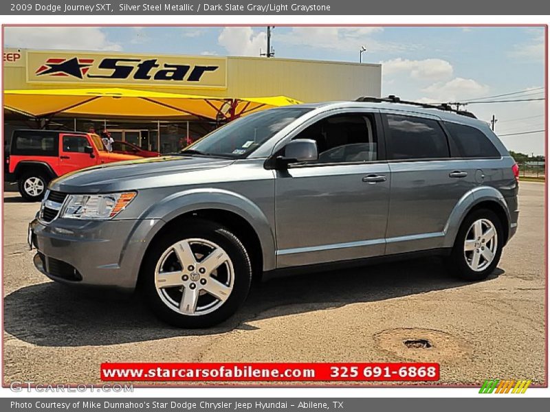 Silver Steel Metallic / Dark Slate Gray/Light Graystone 2009 Dodge Journey SXT