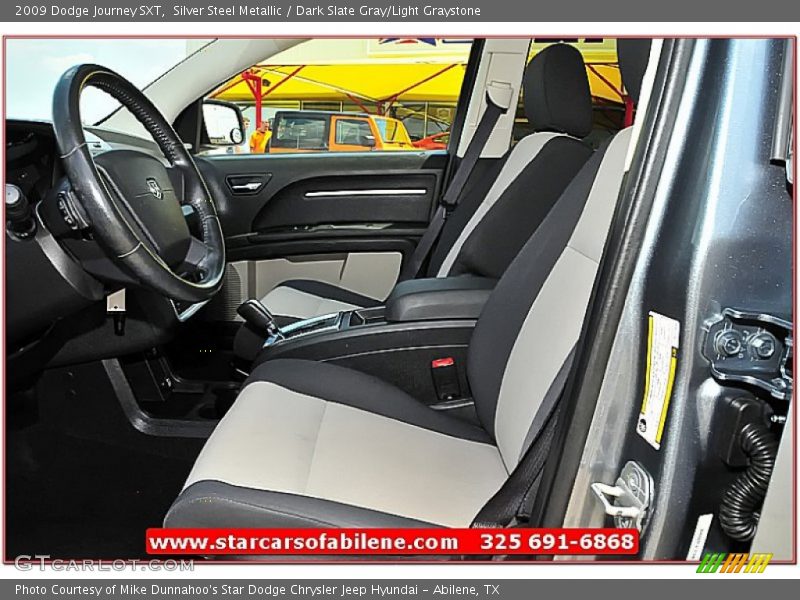 Silver Steel Metallic / Dark Slate Gray/Light Graystone 2009 Dodge Journey SXT