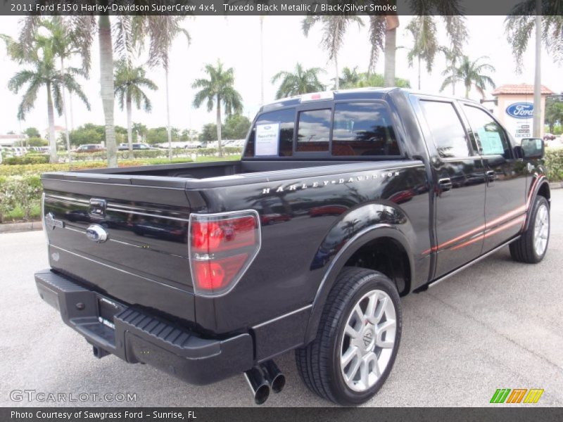 Tuxedo Black Metallic / Black/Silver Smoke 2011 Ford F150 Harley-Davidson SuperCrew 4x4