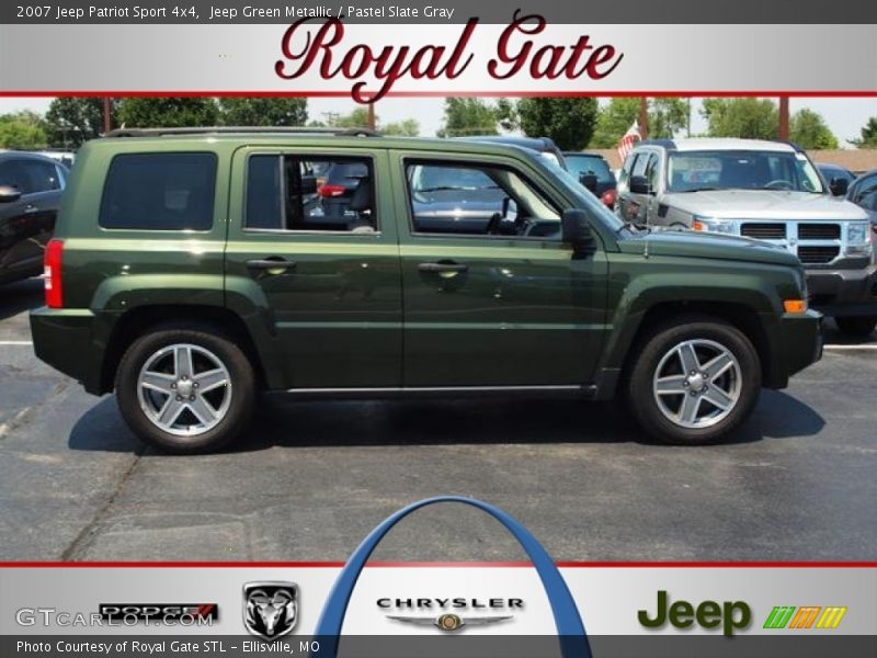 Jeep Green Metallic / Pastel Slate Gray 2007 Jeep Patriot Sport 4x4