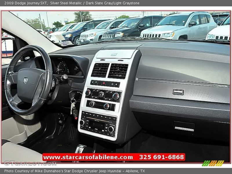 Silver Steel Metallic / Dark Slate Gray/Light Graystone 2009 Dodge Journey SXT