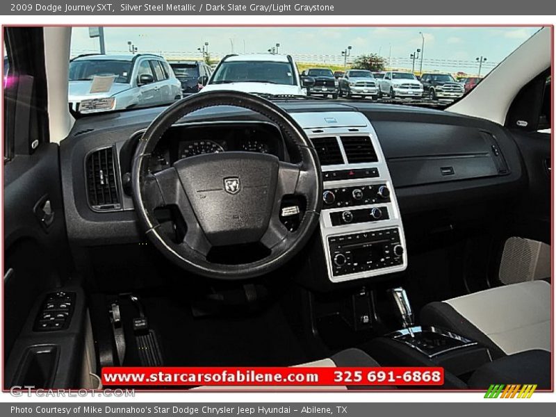 Silver Steel Metallic / Dark Slate Gray/Light Graystone 2009 Dodge Journey SXT