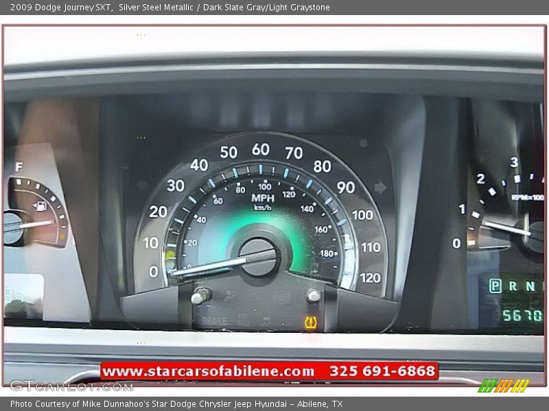 Silver Steel Metallic / Dark Slate Gray/Light Graystone 2009 Dodge Journey SXT