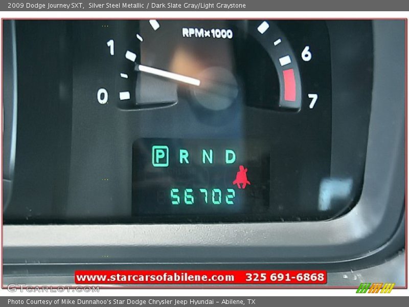 Silver Steel Metallic / Dark Slate Gray/Light Graystone 2009 Dodge Journey SXT