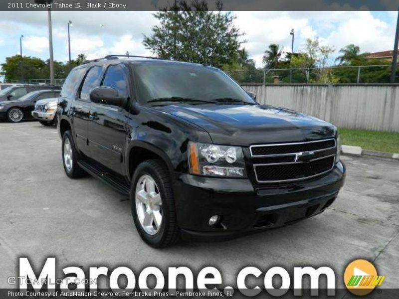 Black / Ebony 2011 Chevrolet Tahoe LS