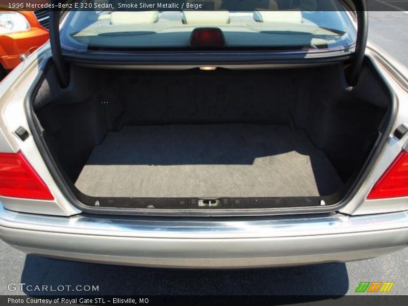 Smoke Silver Metallic / Beige 1996 Mercedes-Benz E 320 Sedan