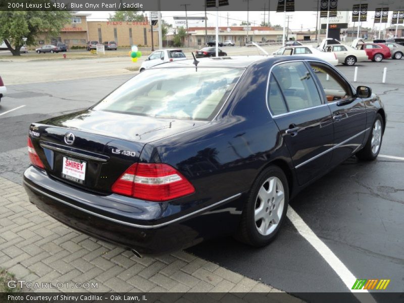 Blue Onyx Pearl / Saddle 2004 Lexus LS 430