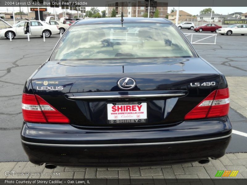 Blue Onyx Pearl / Saddle 2004 Lexus LS 430