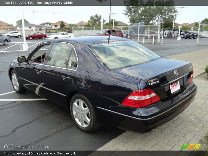 Blue Onyx Pearl / Saddle 2004 Lexus LS 430
