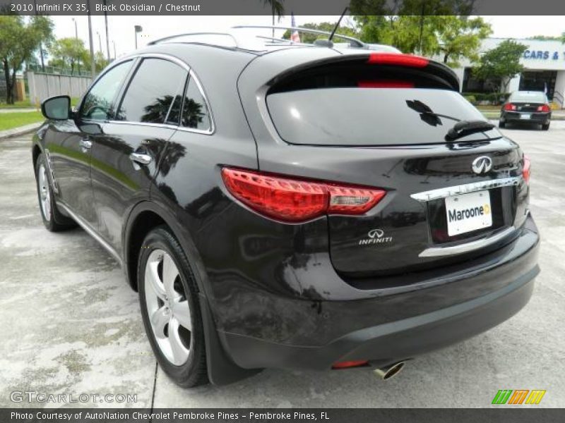 Black Obsidian / Chestnut 2010 Infiniti FX 35