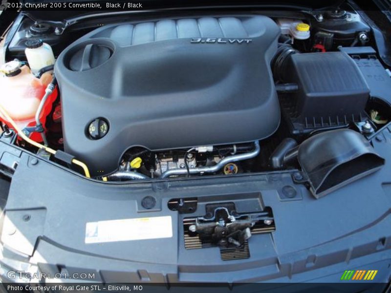  2012 200 S Convertible Engine - 3.6 Liter DOHC 24-Valve VVT Pentastar V6