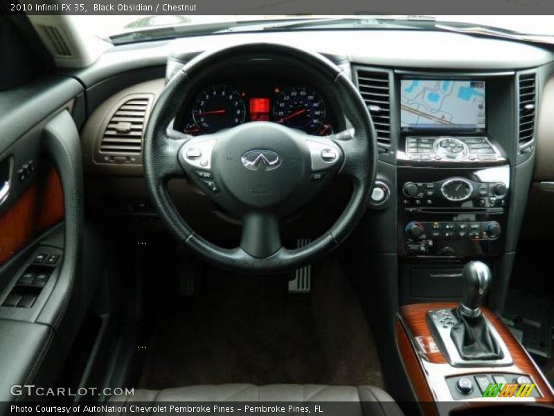 Dashboard of 2010 FX 35