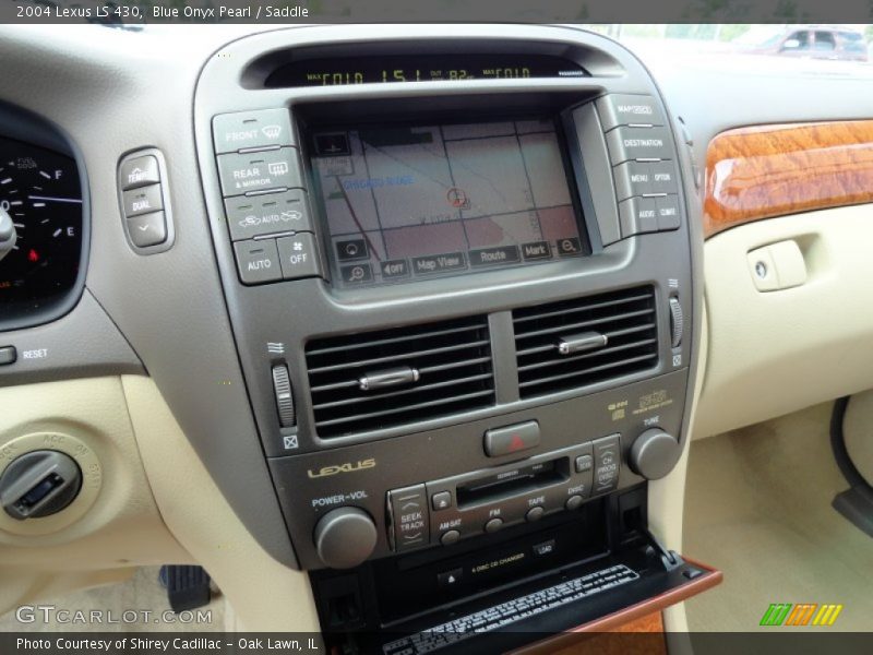 Blue Onyx Pearl / Saddle 2004 Lexus LS 430