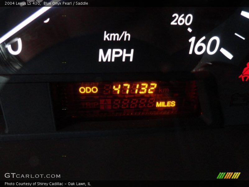 Blue Onyx Pearl / Saddle 2004 Lexus LS 430