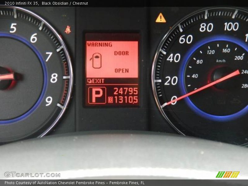 Black Obsidian / Chestnut 2010 Infiniti FX 35