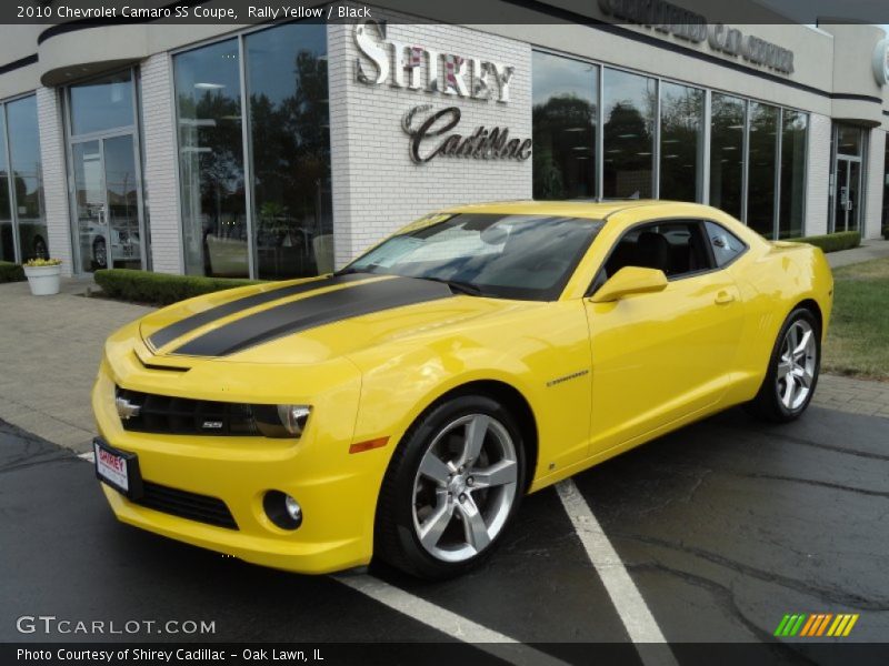 Rally Yellow / Black 2010 Chevrolet Camaro SS Coupe