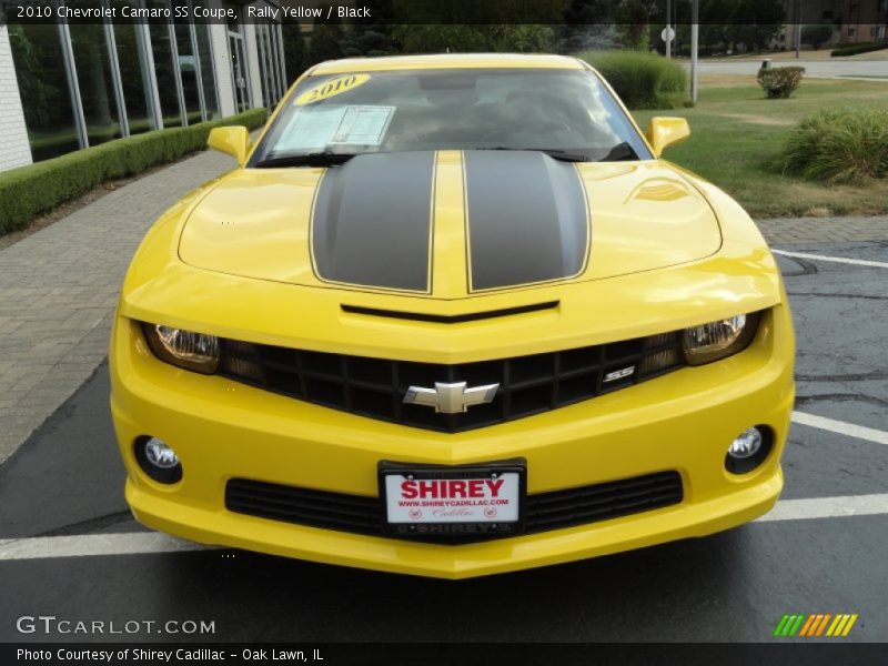 Rally Yellow / Black 2010 Chevrolet Camaro SS Coupe
