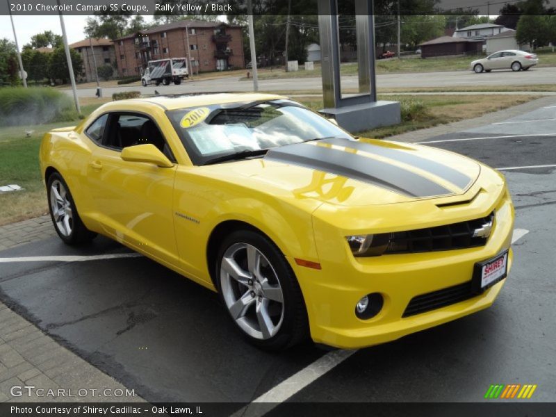 Rally Yellow / Black 2010 Chevrolet Camaro SS Coupe