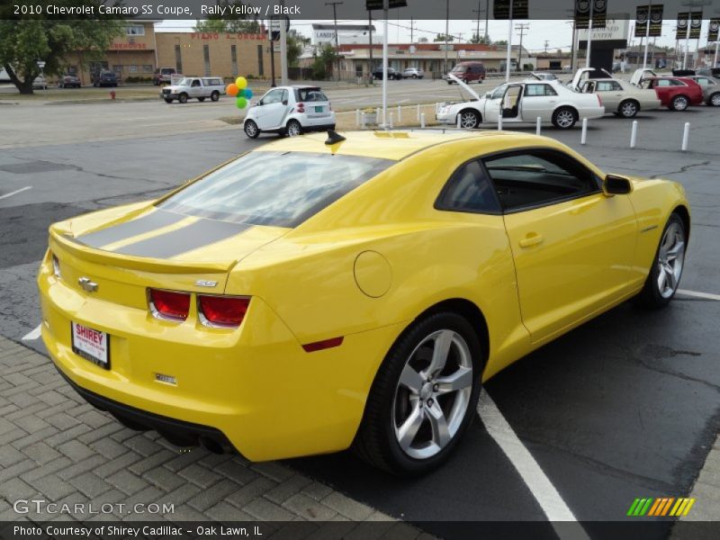 Rally Yellow / Black 2010 Chevrolet Camaro SS Coupe