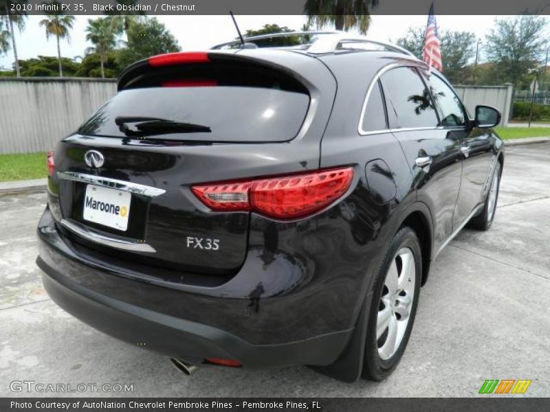 Black Obsidian / Chestnut 2010 Infiniti FX 35