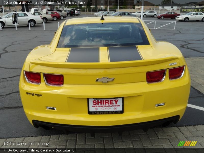 Rally Yellow / Black 2010 Chevrolet Camaro SS Coupe