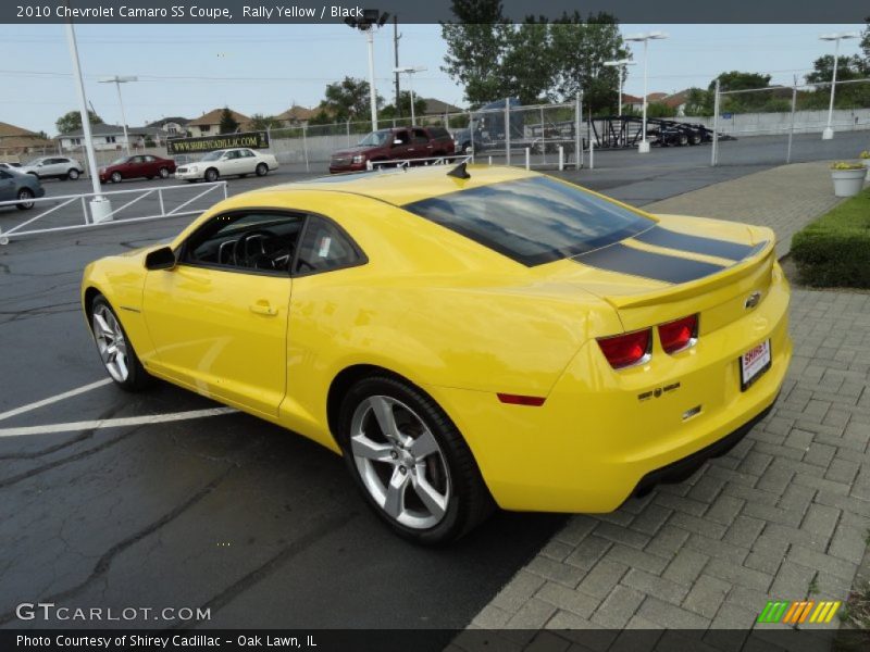 Rally Yellow / Black 2010 Chevrolet Camaro SS Coupe
