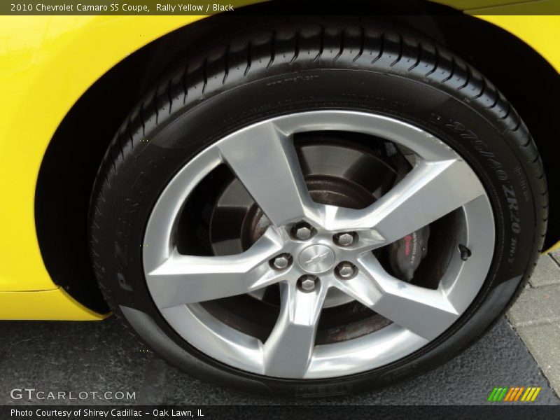 Rally Yellow / Black 2010 Chevrolet Camaro SS Coupe