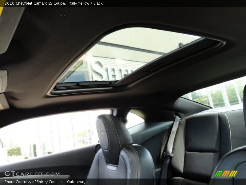 Rally Yellow / Black 2010 Chevrolet Camaro SS Coupe