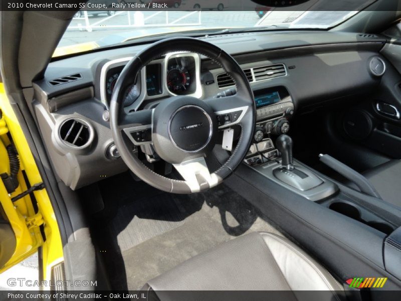 Rally Yellow / Black 2010 Chevrolet Camaro SS Coupe
