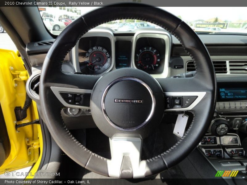 Rally Yellow / Black 2010 Chevrolet Camaro SS Coupe
