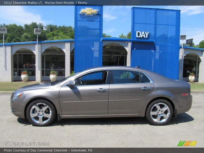 Mocha Steel Metallic / Ebony 2012 Chevrolet Malibu LT