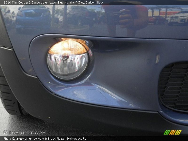 Laser Blue Metallic / Grey/Carbon Black 2010 Mini Cooper S Convertible