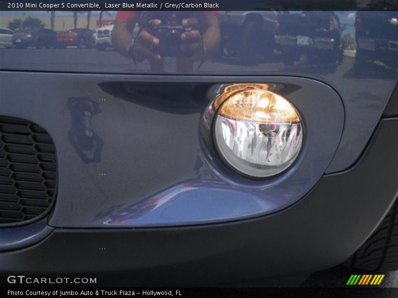 Laser Blue Metallic / Grey/Carbon Black 2010 Mini Cooper S Convertible