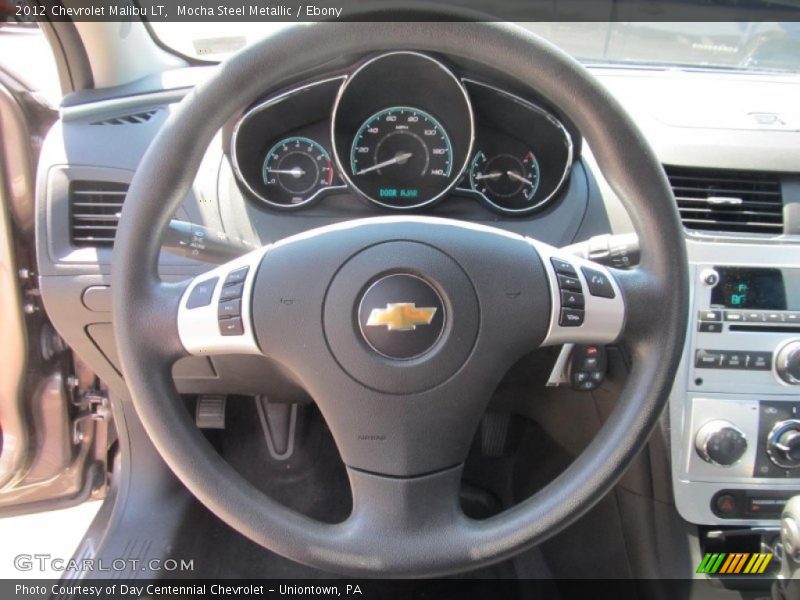 Mocha Steel Metallic / Ebony 2012 Chevrolet Malibu LT