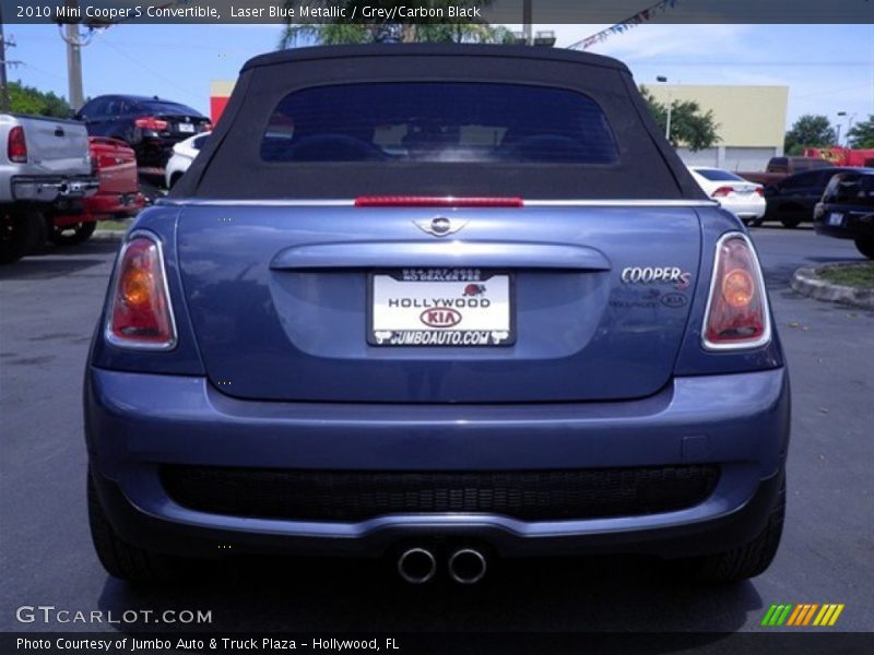 Laser Blue Metallic / Grey/Carbon Black 2010 Mini Cooper S Convertible